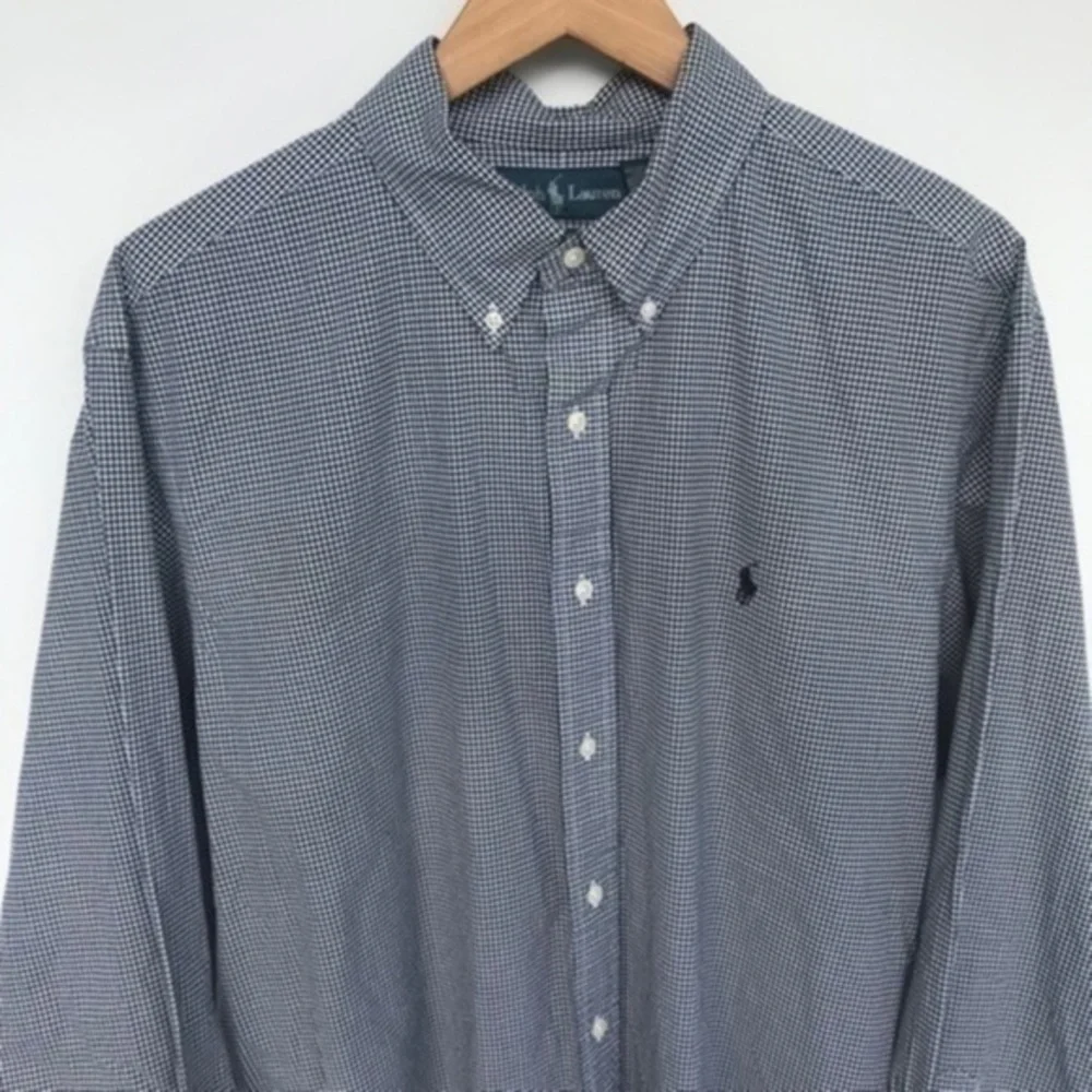 Ralph Lauren Shirts‎ Size 17 Mens Button Down Collar Shirt Long Sleeves